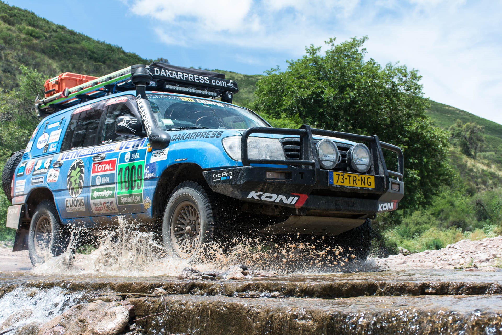 Pracovní světla Nordic na Rally Dakar