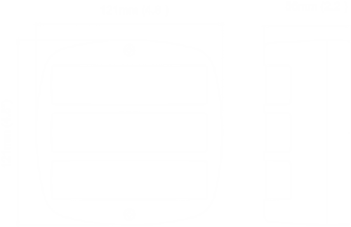 LED pracovní světlo N70, 12V, zadní